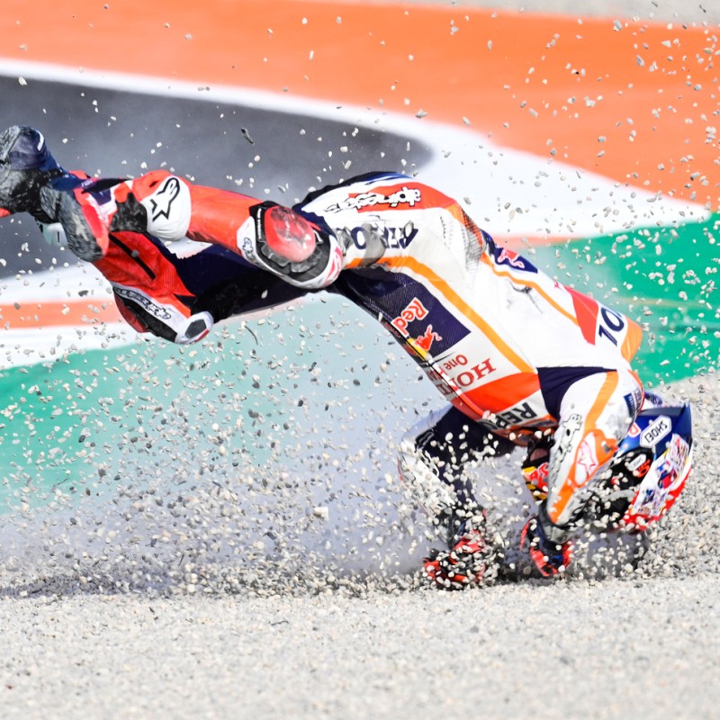 Marc MÃ¡rquez chute au Grand Prix des AmÃ©riques